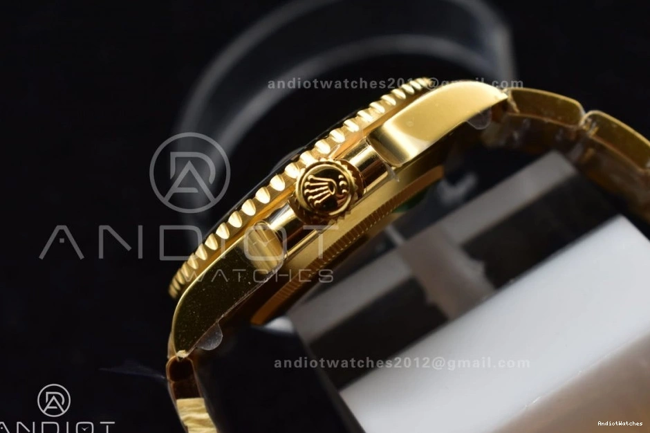 VSF Best LN 1:1 Bold Steel YG Edition Black 904L 1138 VS Ceramic Submariner 126618 0224